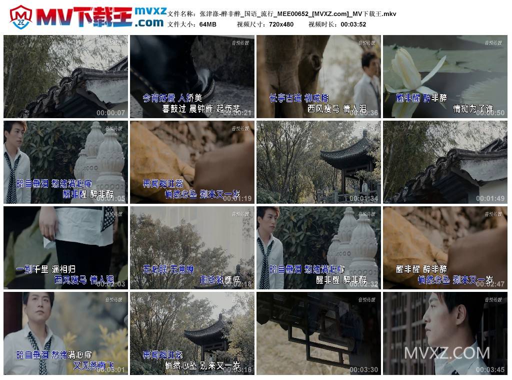 张津涤-醉非醉_国语_流行_MEE00652